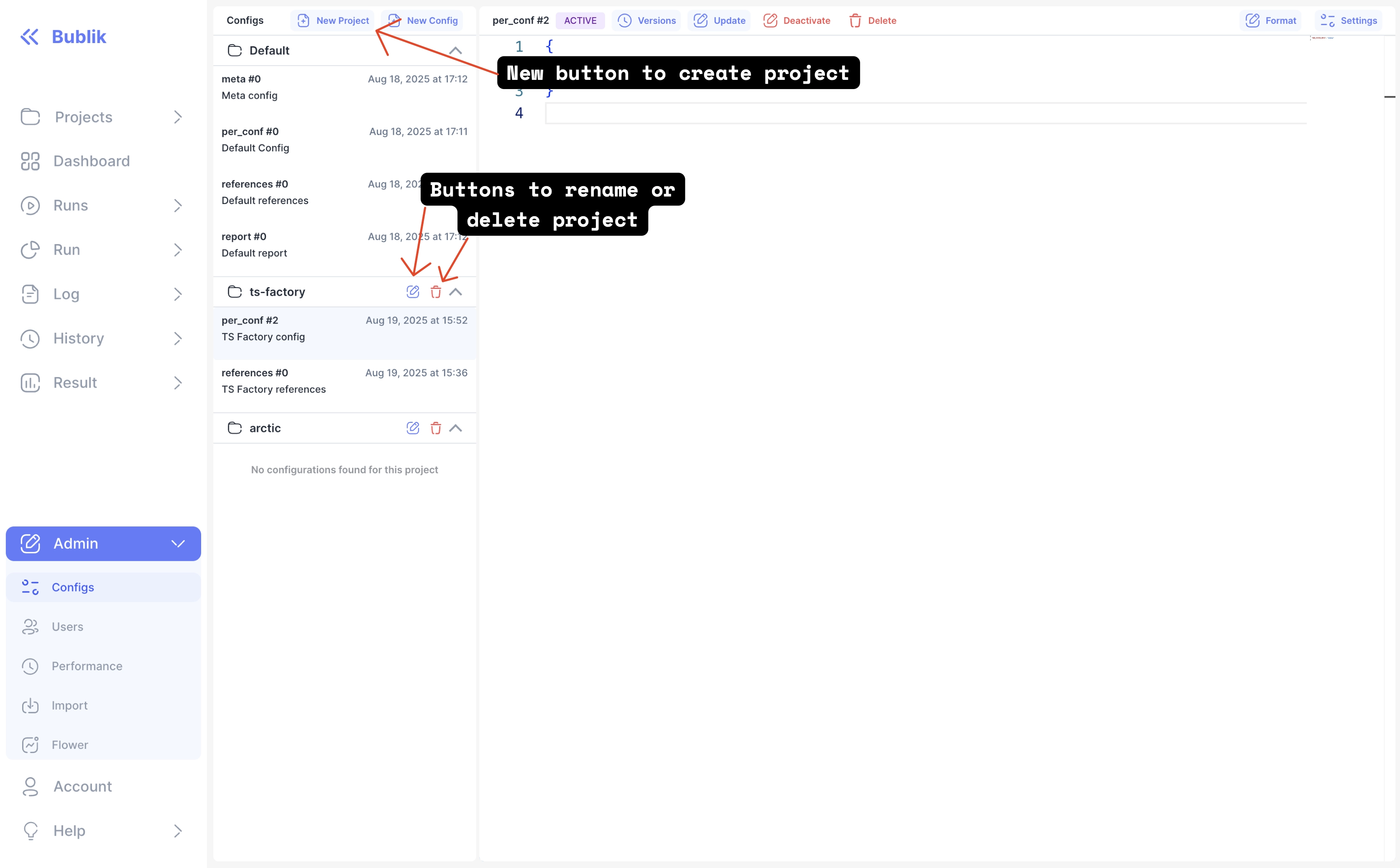 Project Config Access